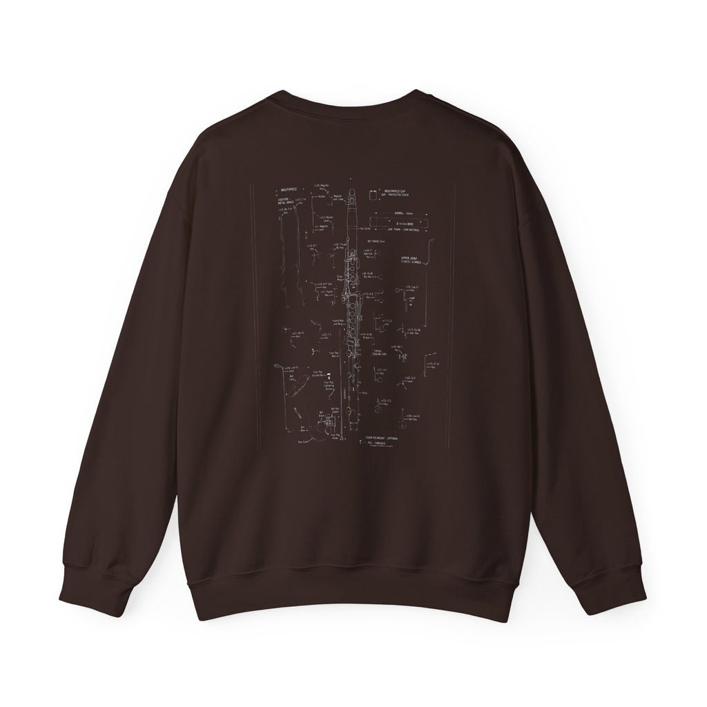 Bandhead Blueprint Clarinet Edition Heavyweight Crewneck