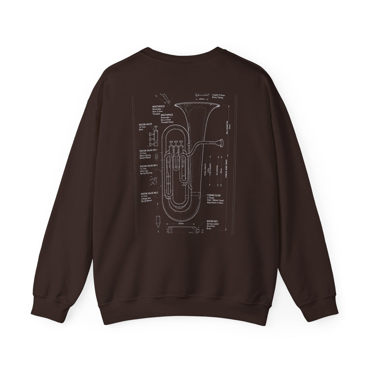 Bandhead Blueprint Baritone Edition Heavyweight Crewneck