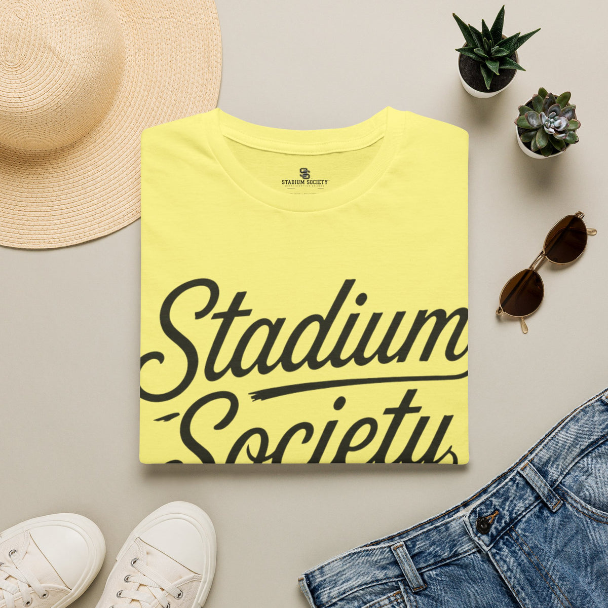 Stadium Society Collegiate Logo Tee — Campus — front view