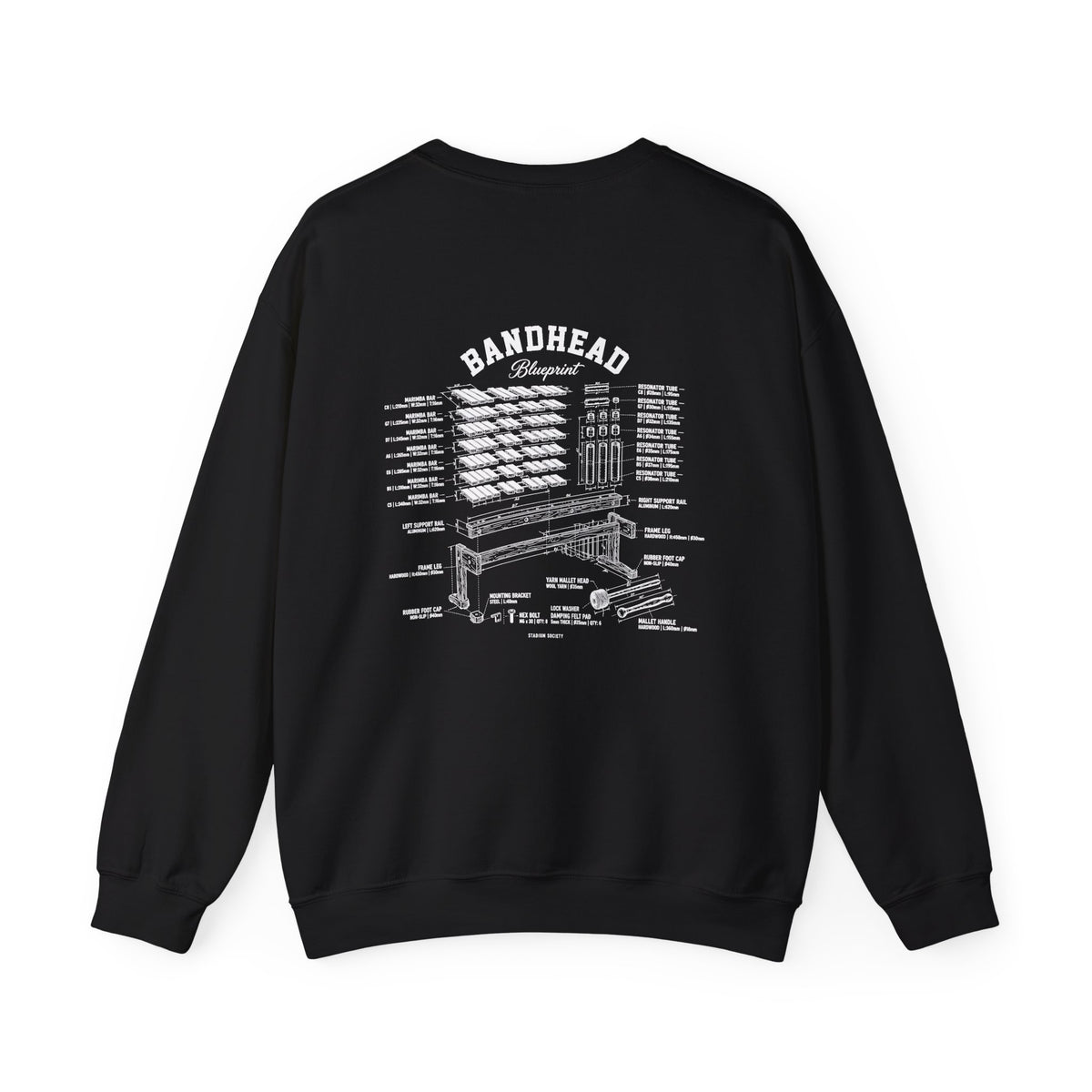 Bandhead Blueprint Pit Edition Heavyweight Crewneck