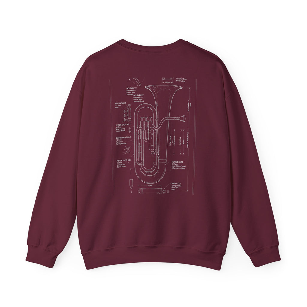 Bandhead Blueprint Baritone Edition Heavyweight Crewneck