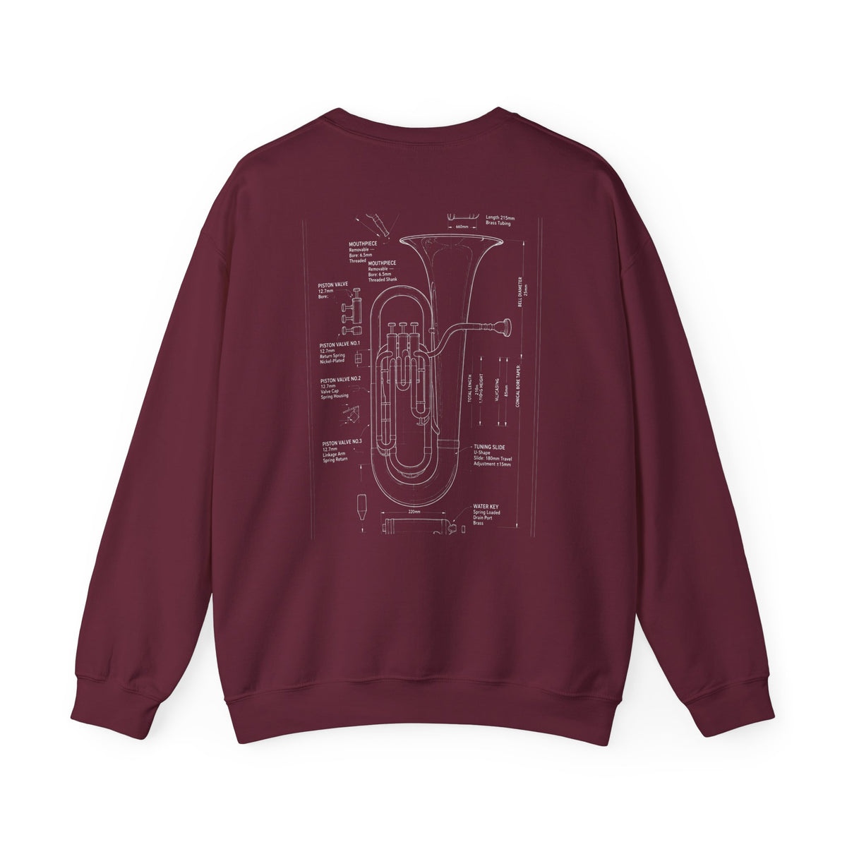 Bandhead Blueprint Baritone Edition Heavyweight Crewneck