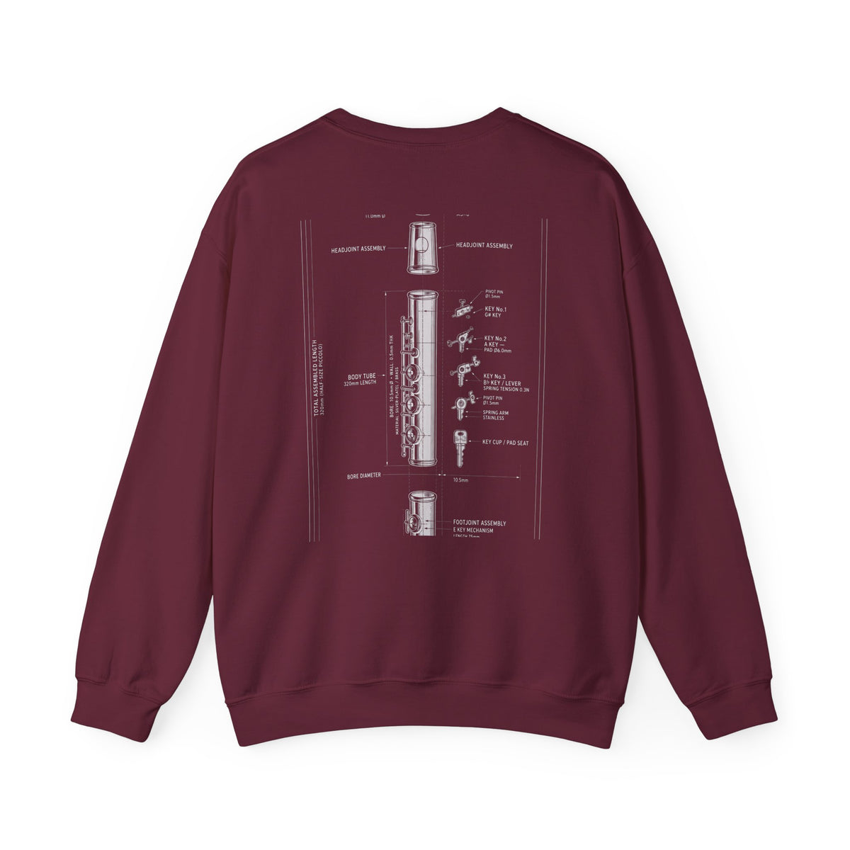 Bandhead Blueprint Piccolo Edition Heavyweight Crewneck