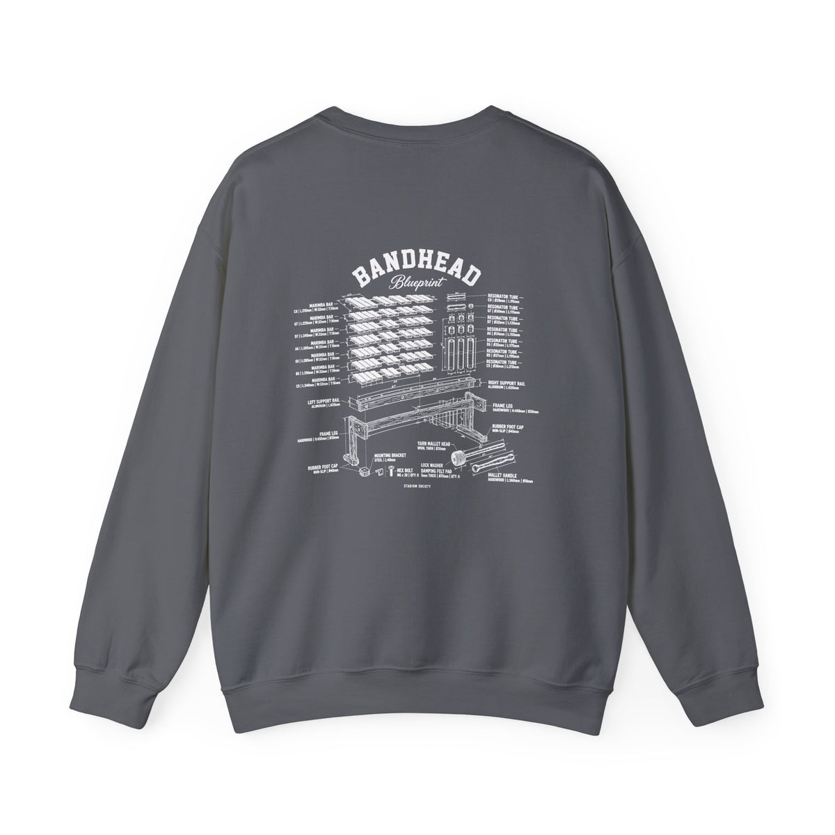 Bandhead Blueprint Pit Edition Heavyweight Crewneck