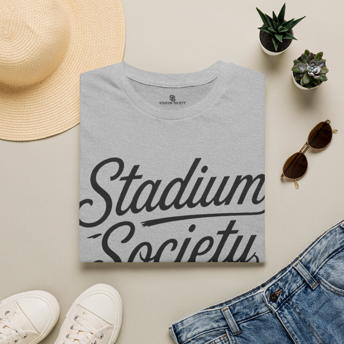 Stadium Society Collegiate Logo Tee — Campus — front view