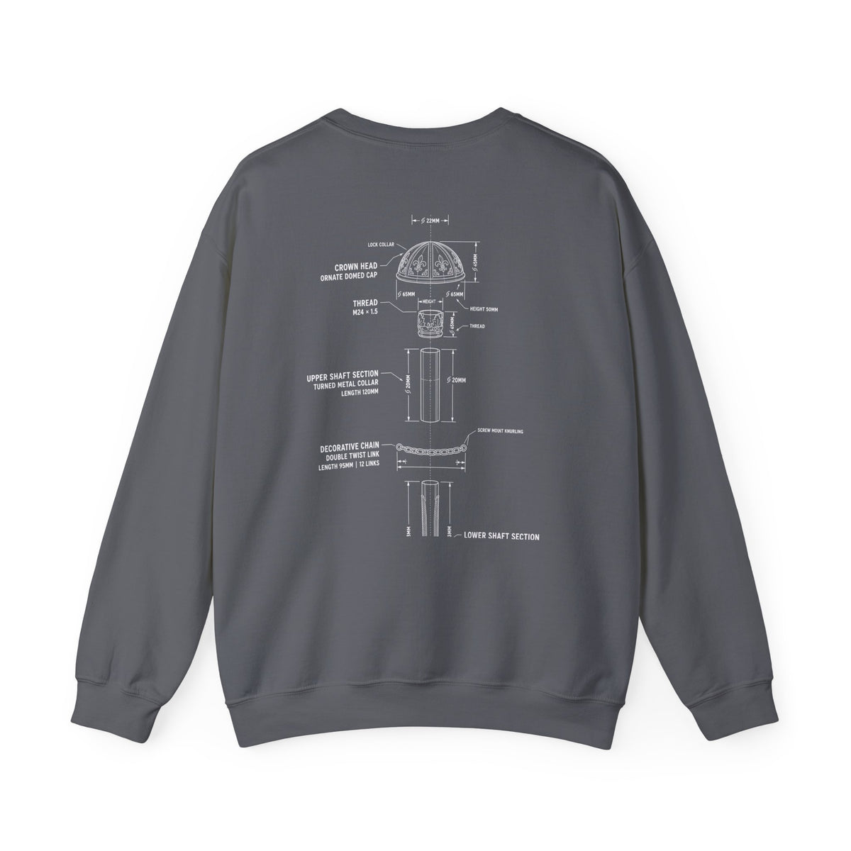 Bandhead Blueprint Drum Major Edition Heavyweight Crewneck