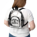 Stadium Society Clear Game Day Backpack — lifestyle back