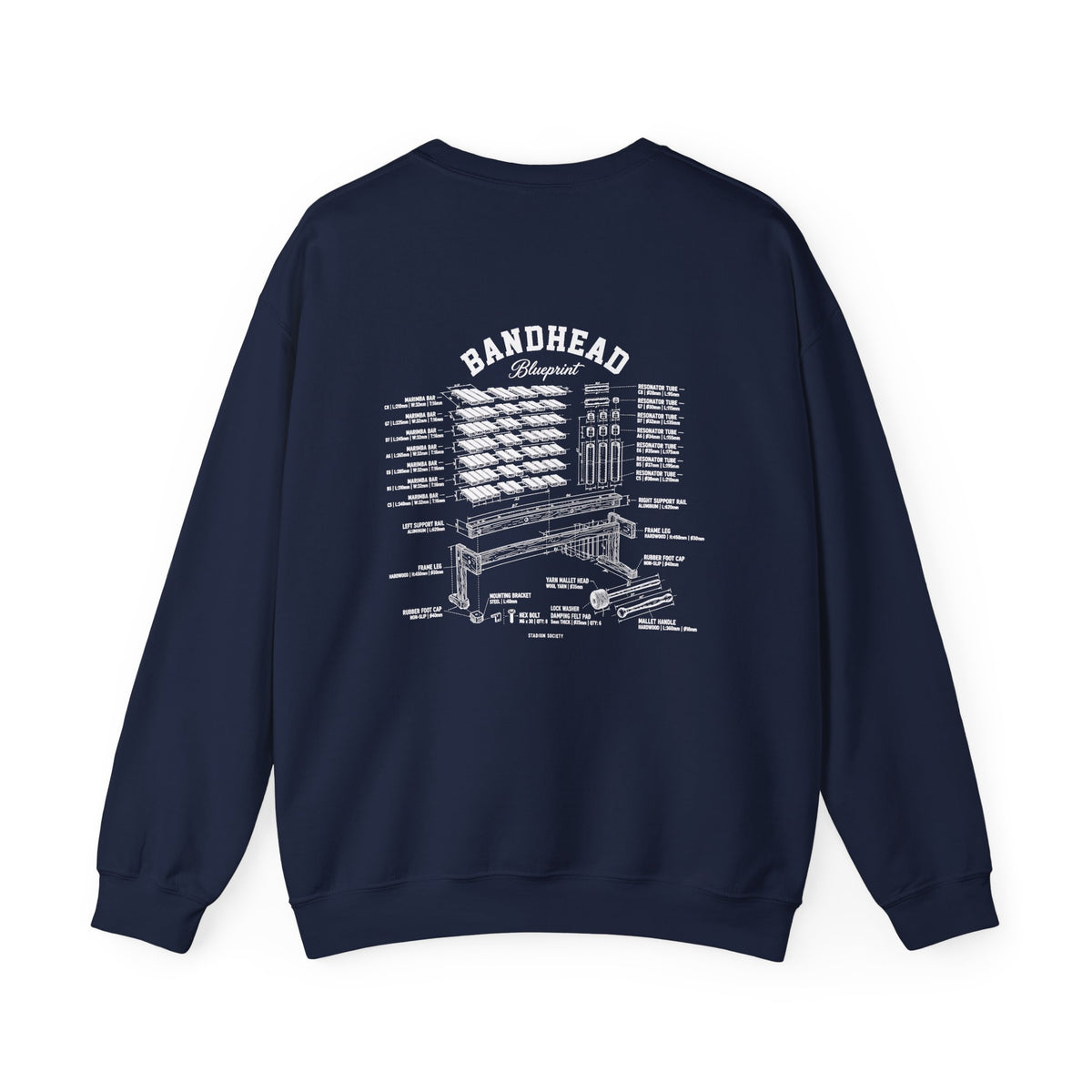 Bandhead Blueprint Pit Edition Heavyweight Crewneck