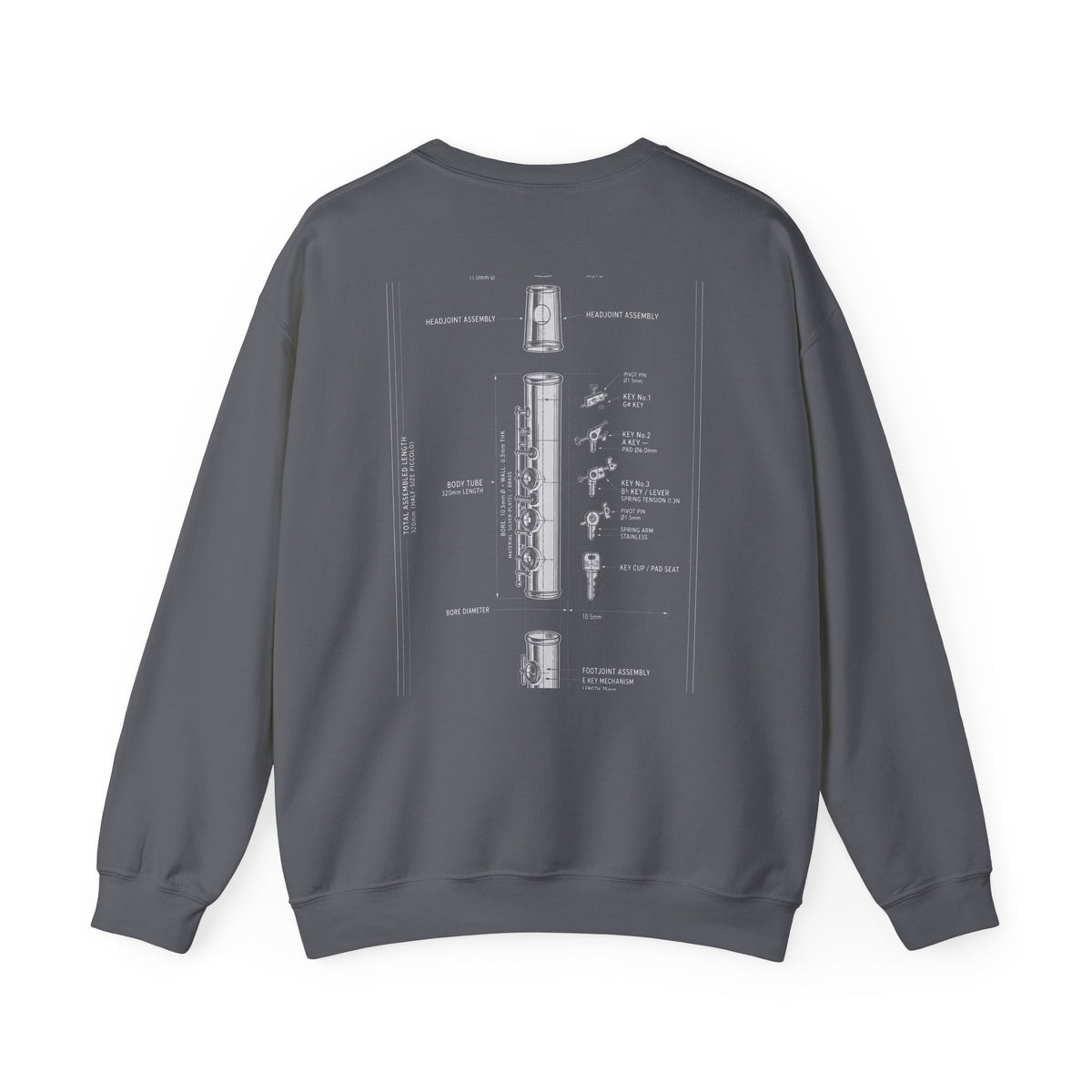 Bandhead Blueprint Piccolo Edition Heavyweight Crewneck