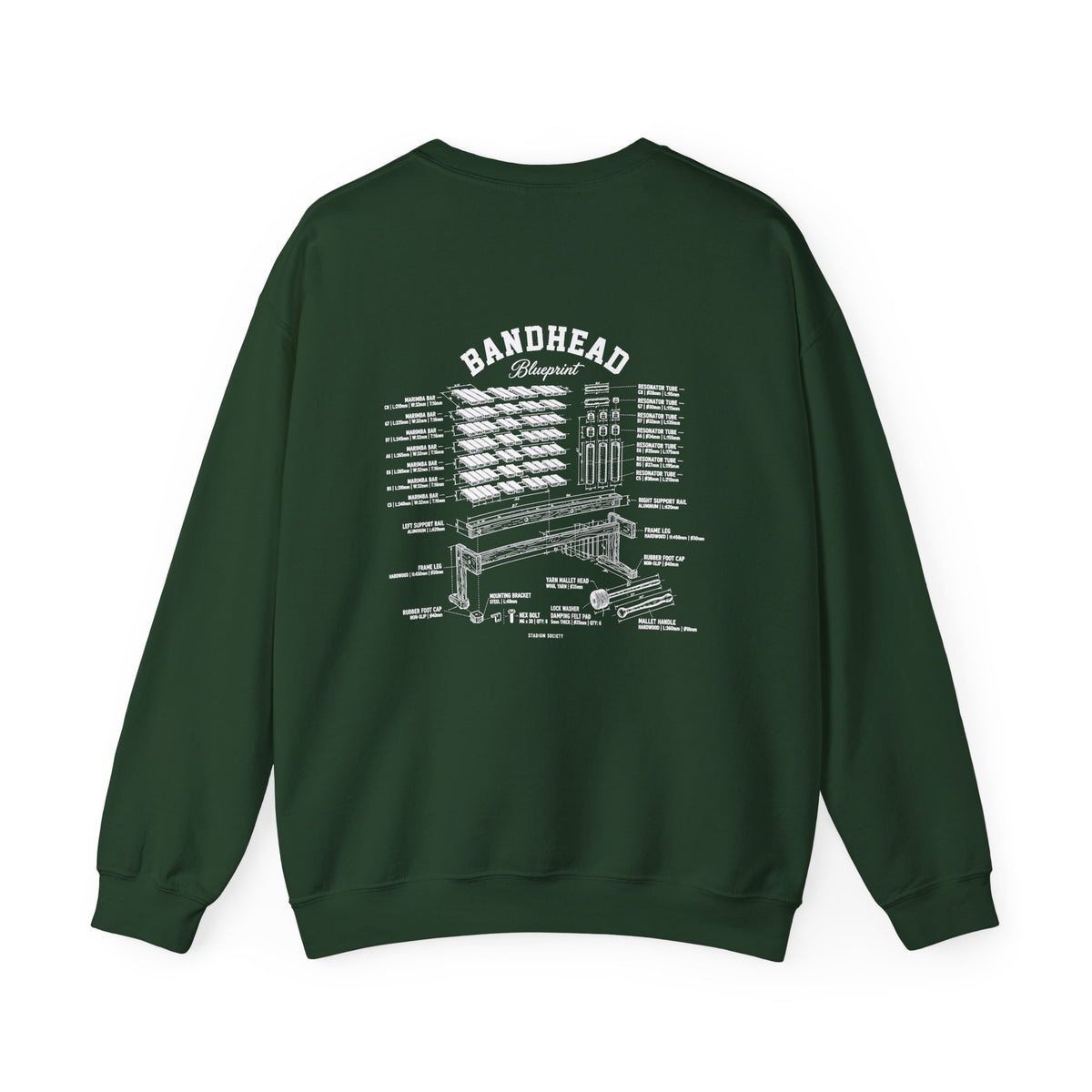 Bandhead Blueprint Pit Edition Heavyweight Crewneck