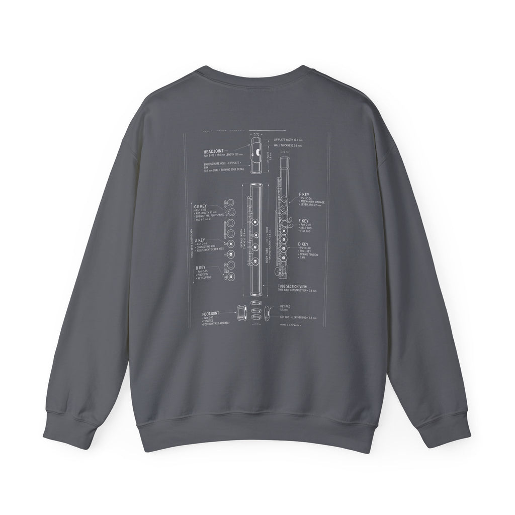 Bandhead Blueprint Flute Edition Heavyweight Crewneck
