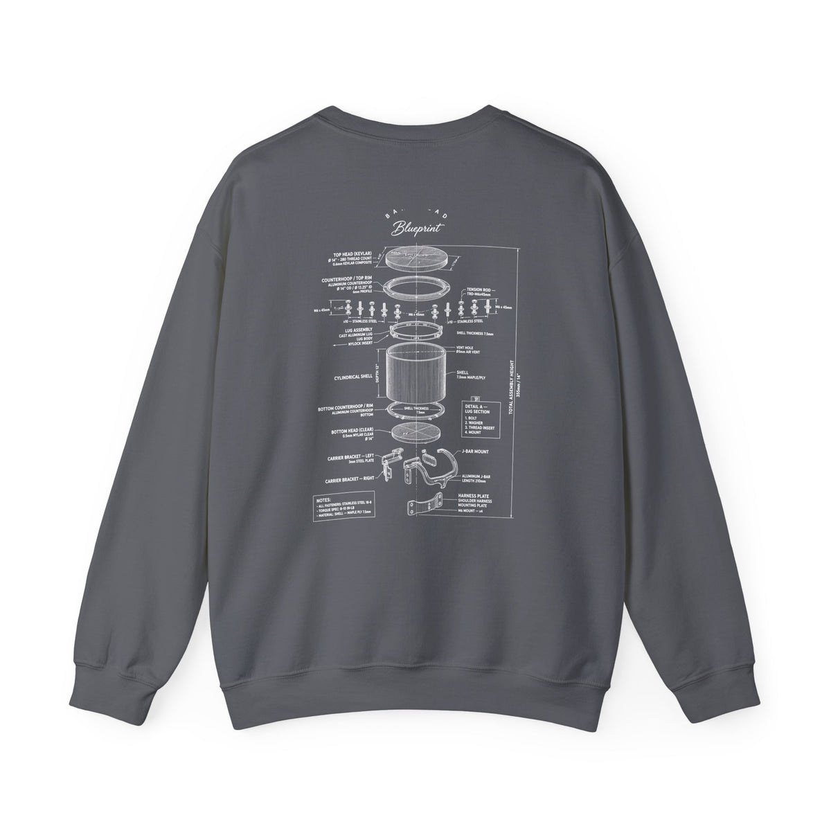 Bandhead Blueprint Tenor Edition Heavyweight Crewneck