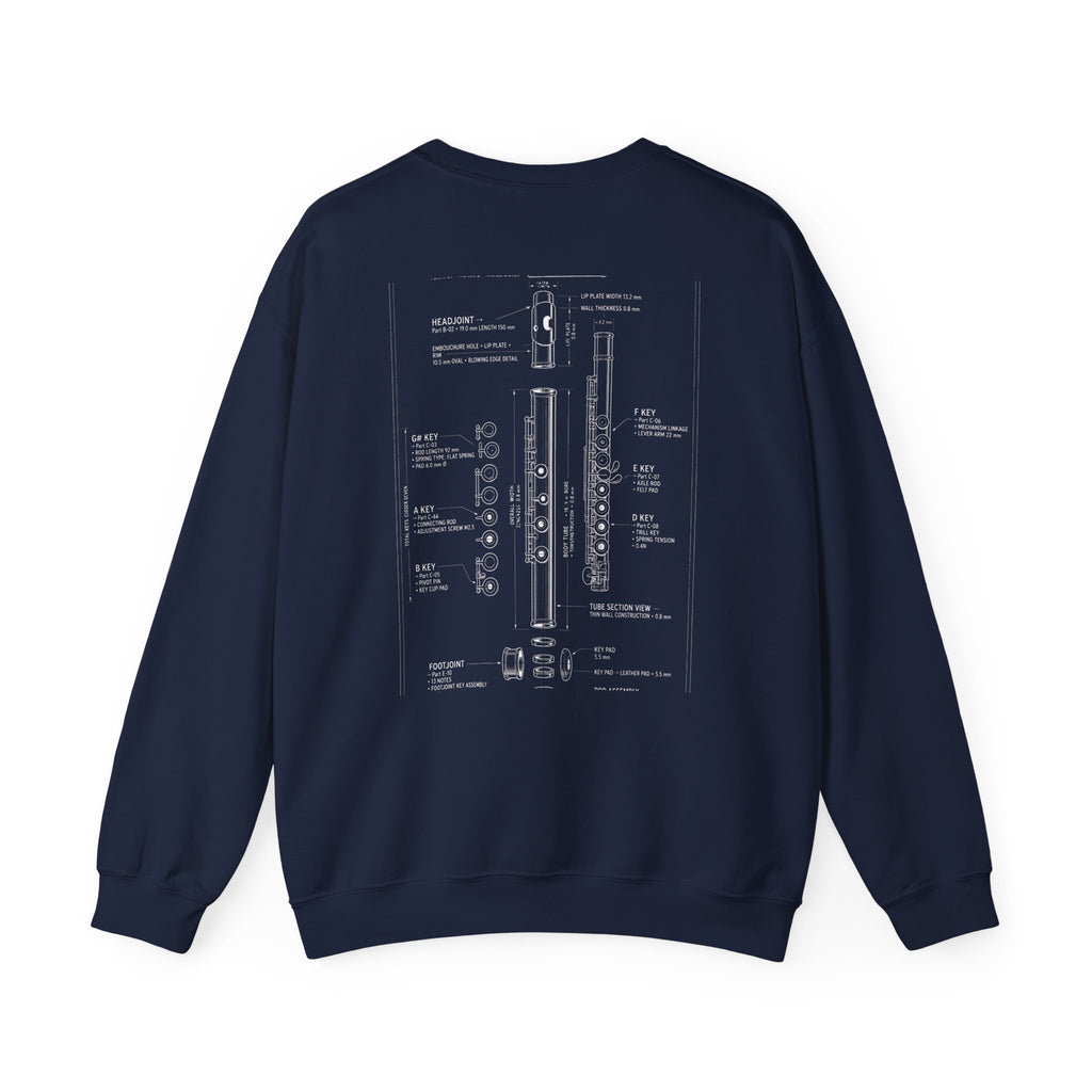 Bandhead Blueprint Flute Edition Heavyweight Crewneck