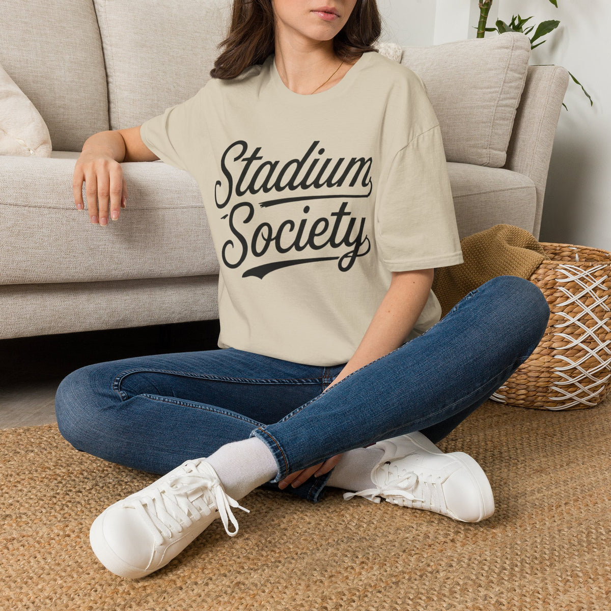 Stadium Society Collegiate Logo Tee — Campus — front view