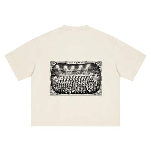 5th Quarter: Full Band in the Stands Heavyweight Tee — Vintage Bone — back
