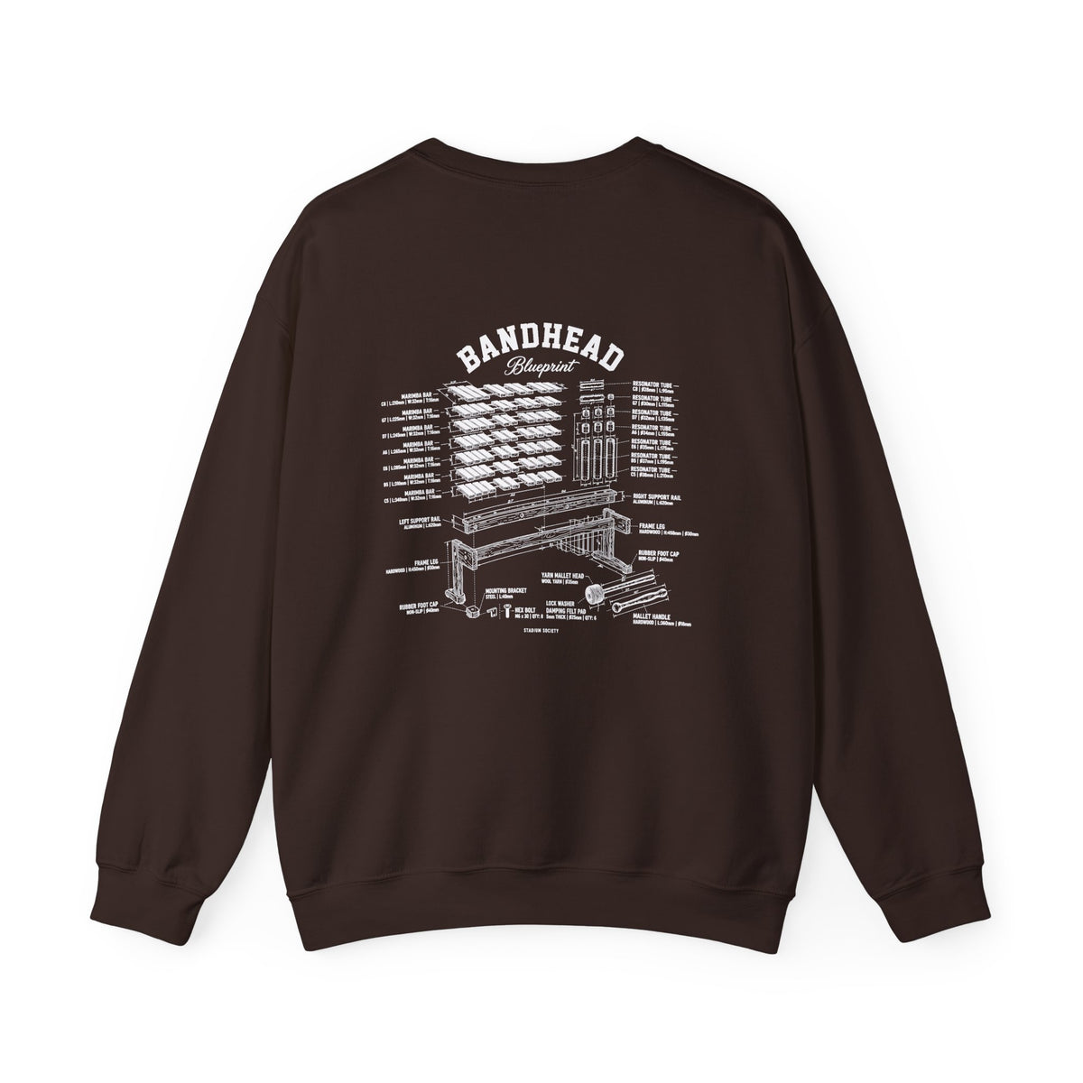 Bandhead Blueprint Pit Edition Heavyweight Crewneck