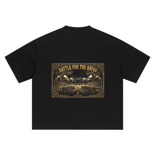 5th Quarter: Battle for the Bayou Heavyweight Tee — back