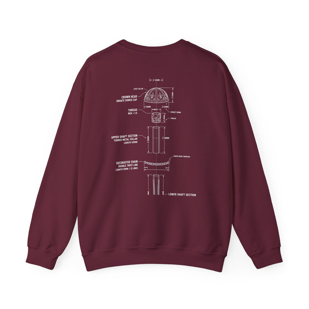 Bandhead Blueprint Drum Major Edition Heavyweight Crewneck