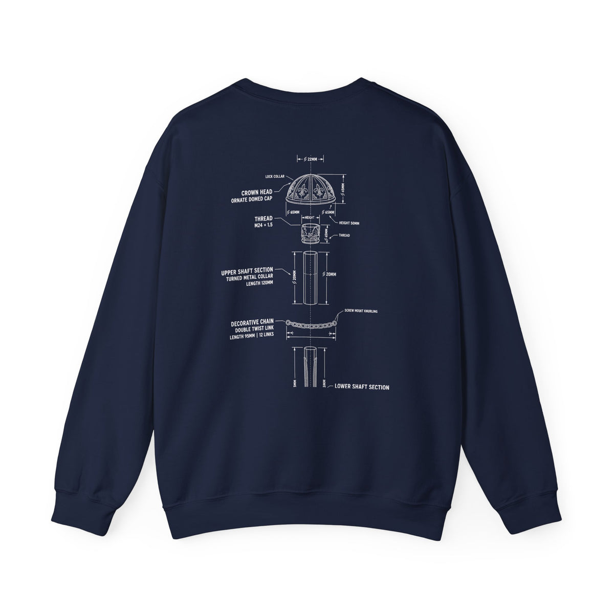 Bandhead Blueprint Drum Major Edition Heavyweight Crewneck