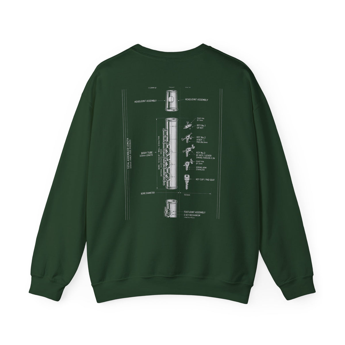 Bandhead Blueprint Piccolo Edition Heavyweight Crewneck
