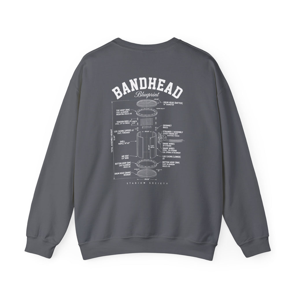 Bandhead Blueprint Snare Edition Heavyweight Crewneck