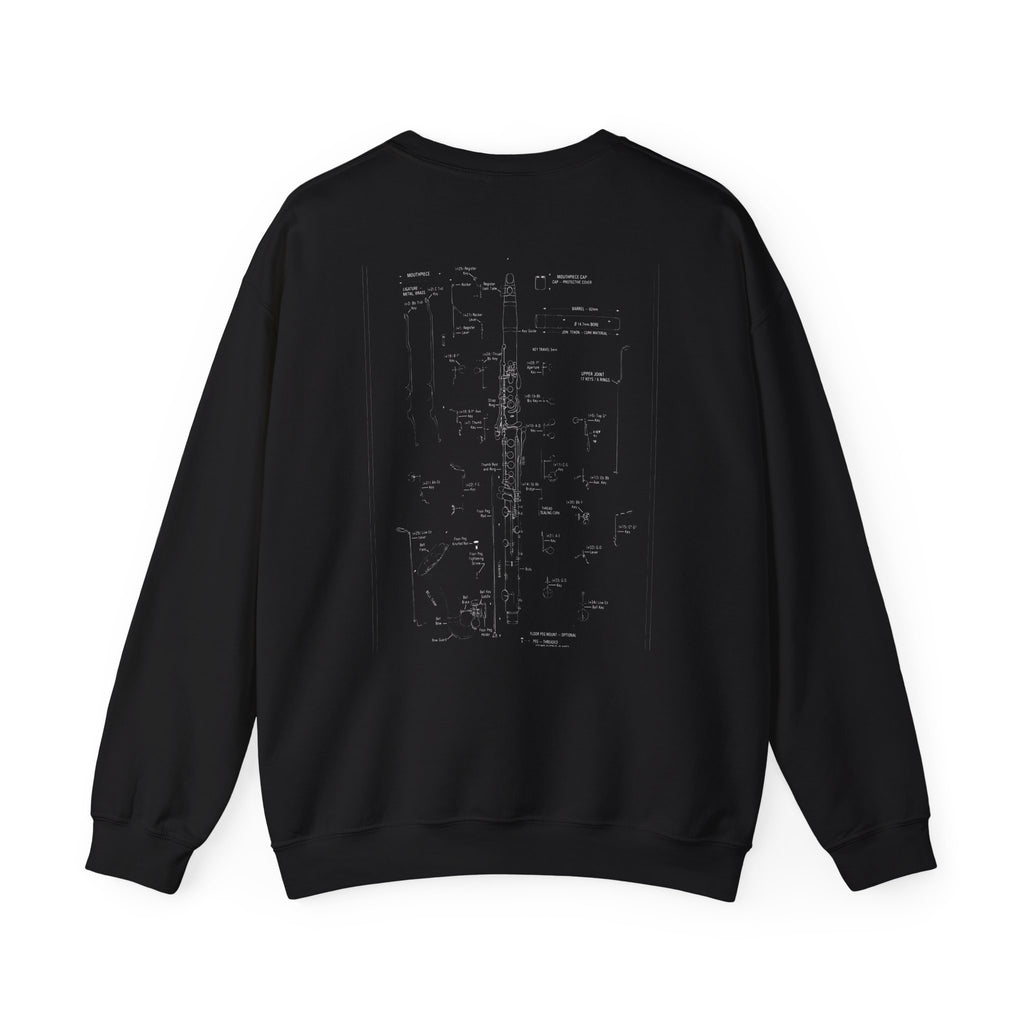 Bandhead Blueprint Clarinet Edition Heavyweight Crewneck