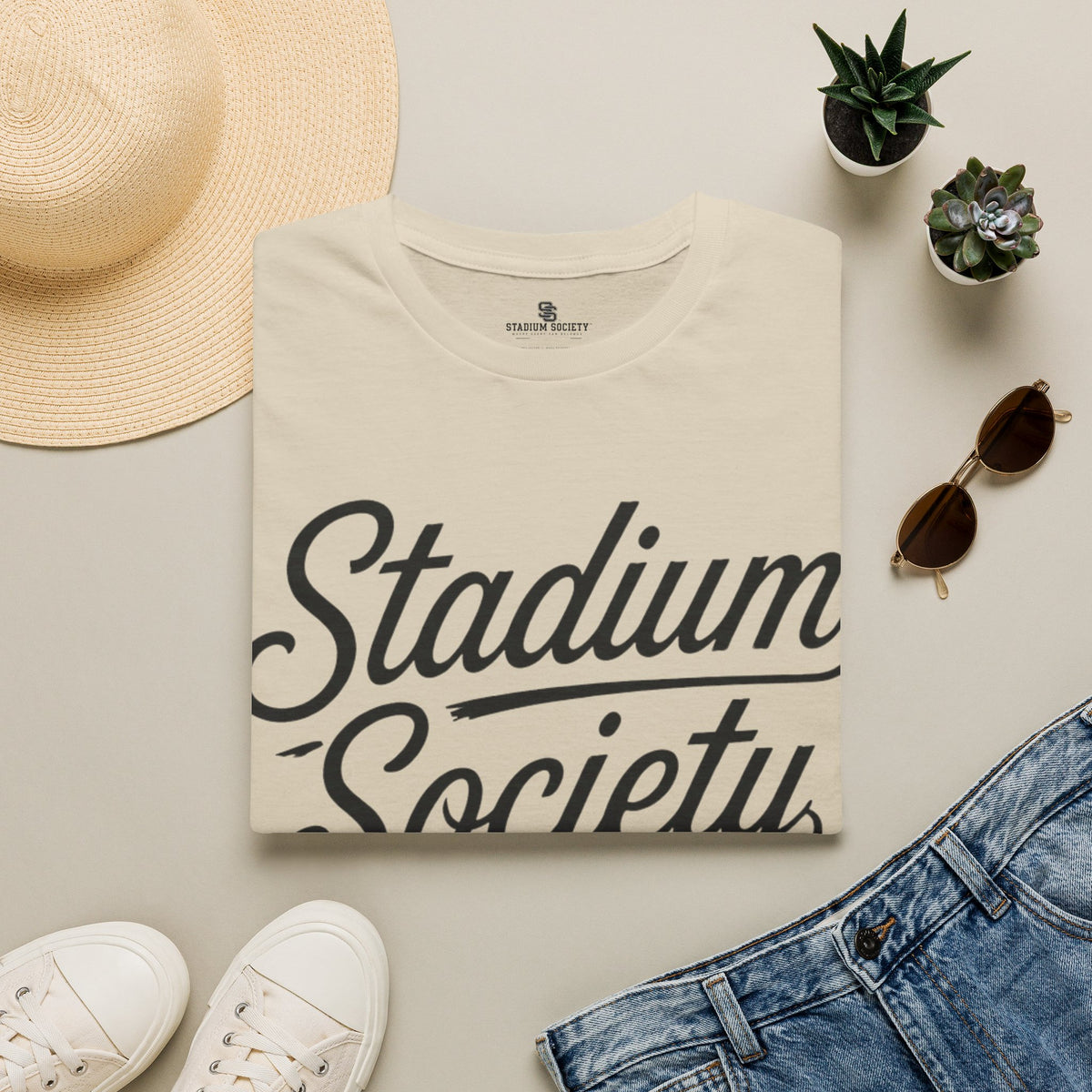 Stadium Society Collegiate Logo Tee — Campus — front view