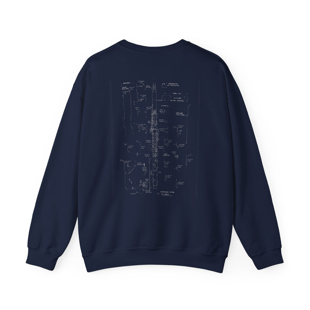 Bandhead Blueprint Clarinet Edition Heavyweight Crewneck