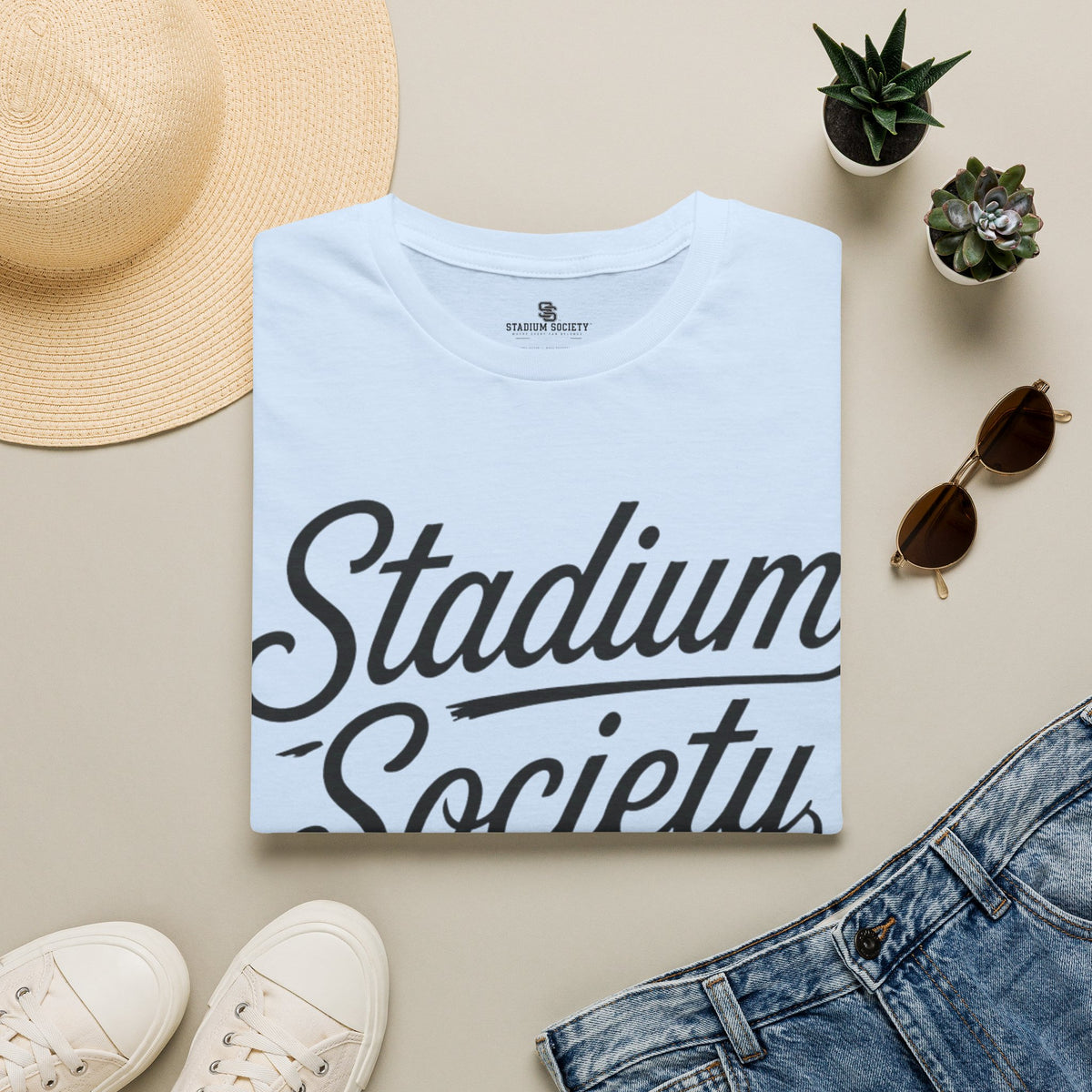 Stadium Society Collegiate Logo Tee — Campus — front view