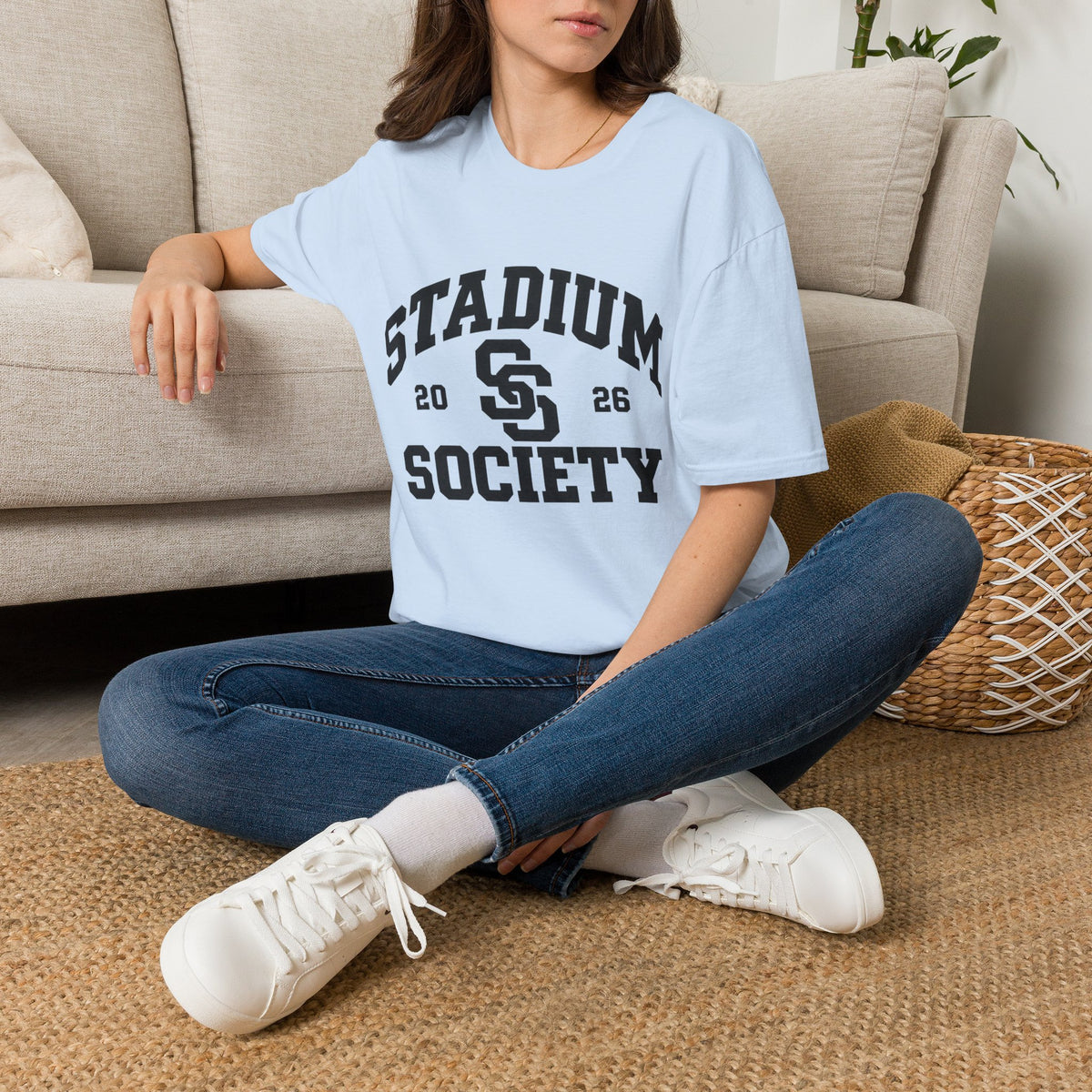 Stadium Society Collegiate Logo Tee — Game Day — lifestyle