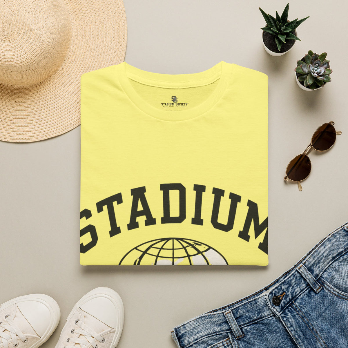 Stadium Society Collegiate Logo Tee — Courtside