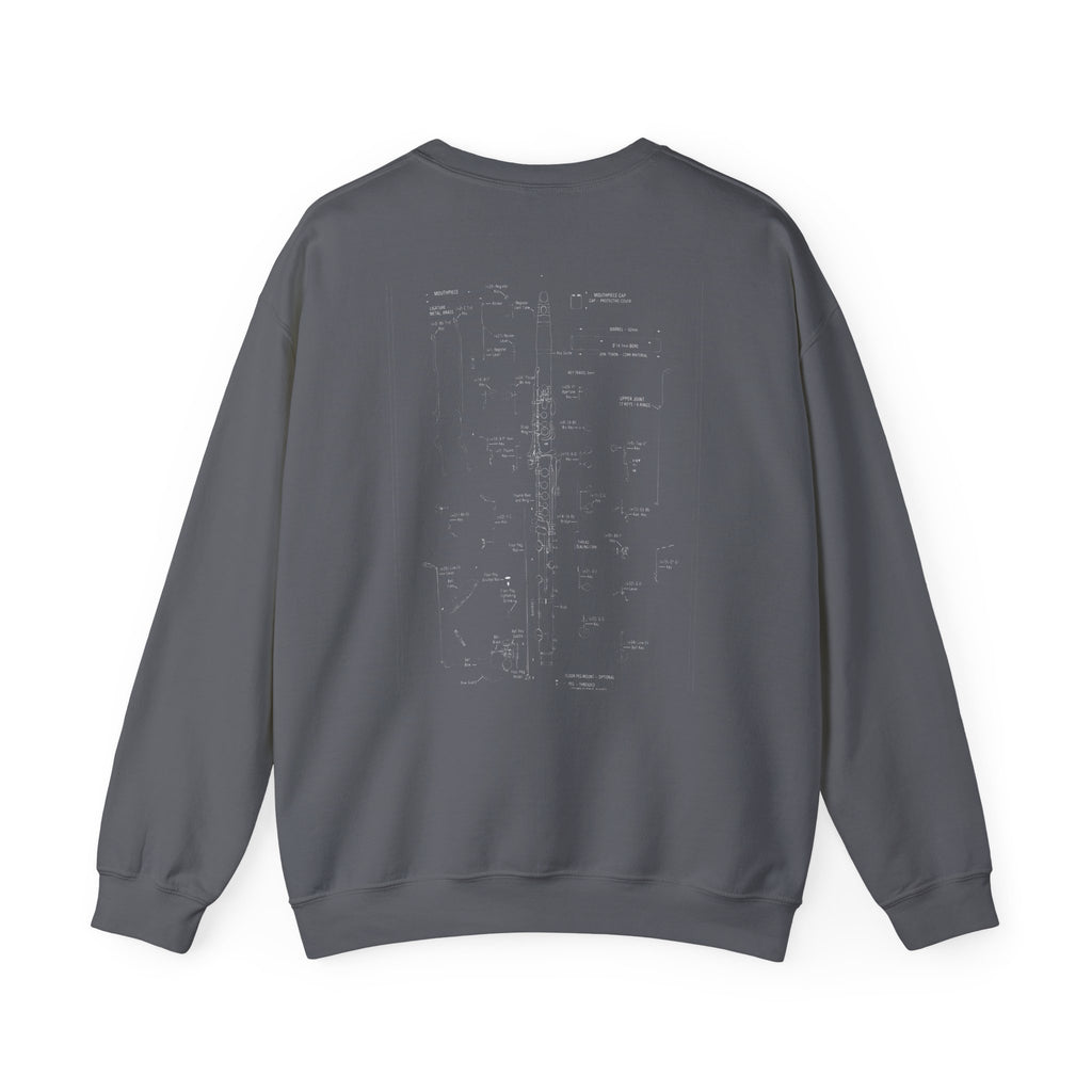 Bandhead Blueprint Clarinet Edition Heavyweight Crewneck
