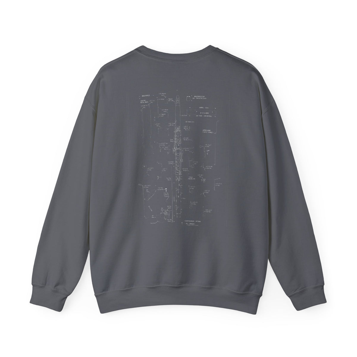 Bandhead Blueprint Clarinet Edition Heavyweight Crewneck