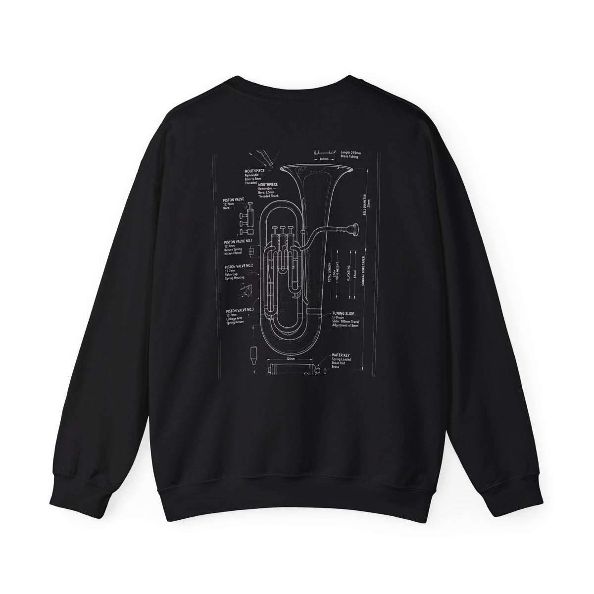 Bandhead Blueprint Baritone Edition Heavyweight Crewneck