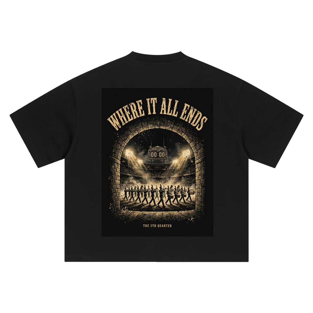 5th Quarter: Where It All Ends Heavyweight Tee — back