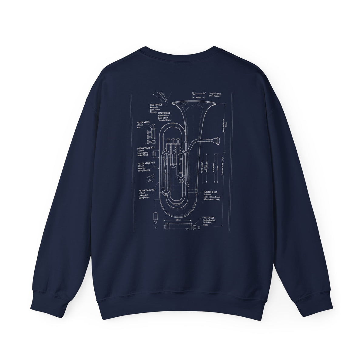 Bandhead Blueprint Baritone Edition Heavyweight Crewneck