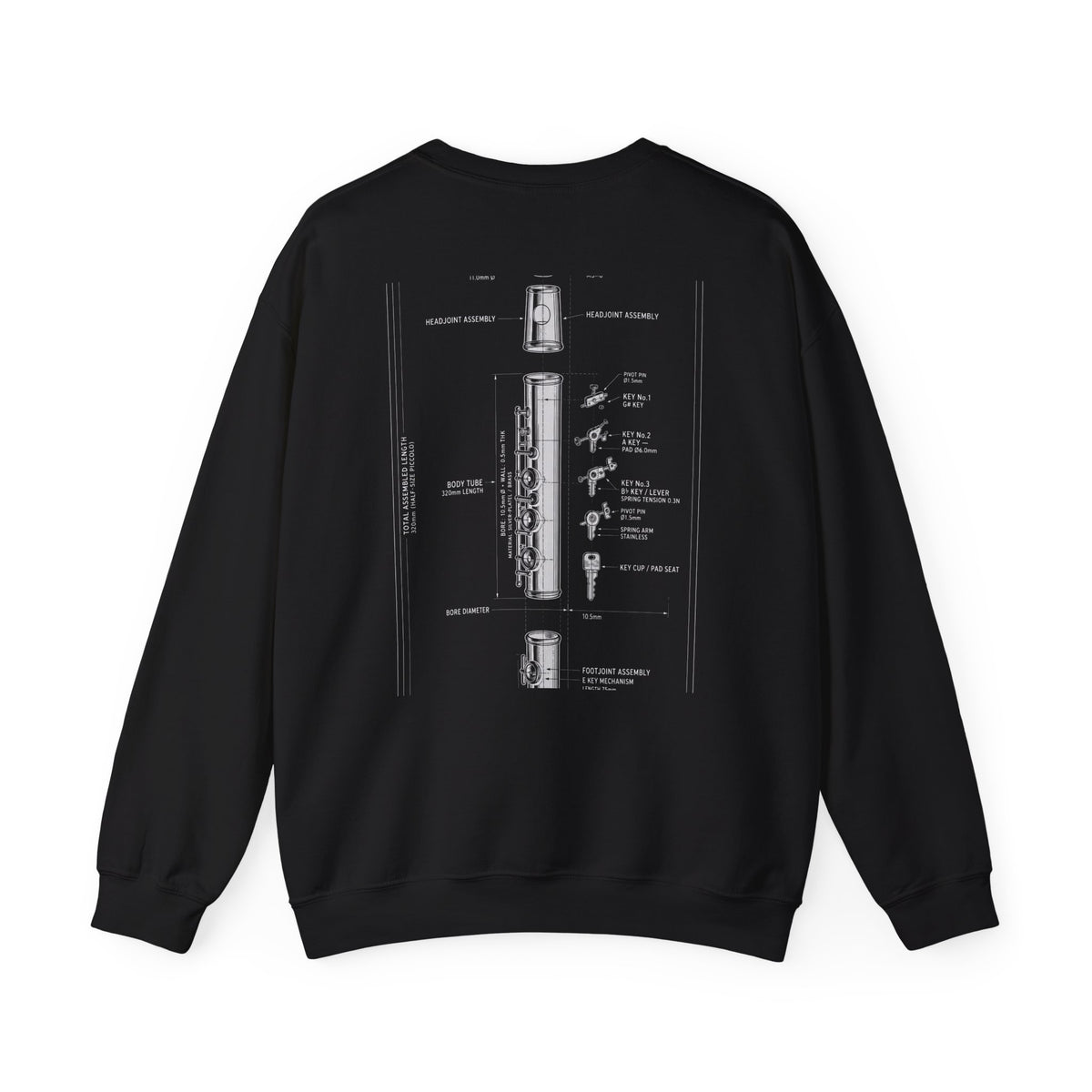 Bandhead Blueprint Piccolo Edition Heavyweight Crewneck