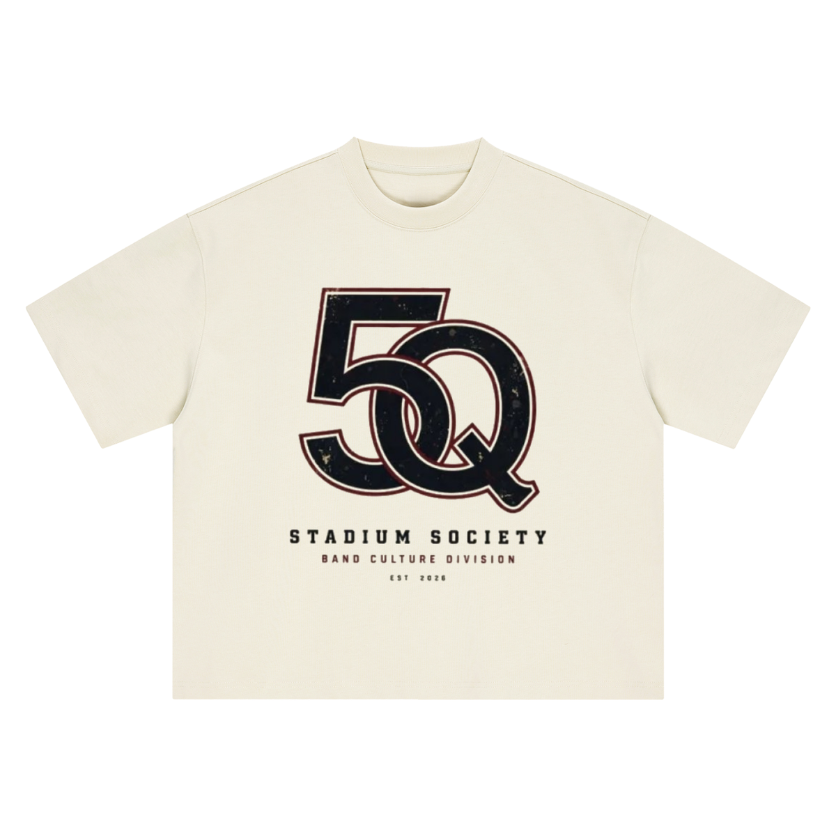 5th Quarter: Interlocked 5Q Badge Heavyweight Tee — front