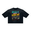 Built for Gameday Vintage Wash Boxy Tee — front view