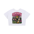 Game Day Baby Tee — white jaguar front