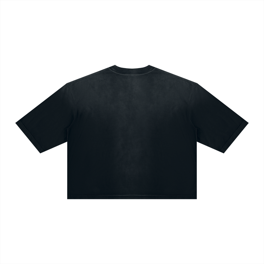 Built for Gameday Vintage Wash Boxy Tee — back view
