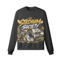 After Hours Heavyweight Crewneck — Black front