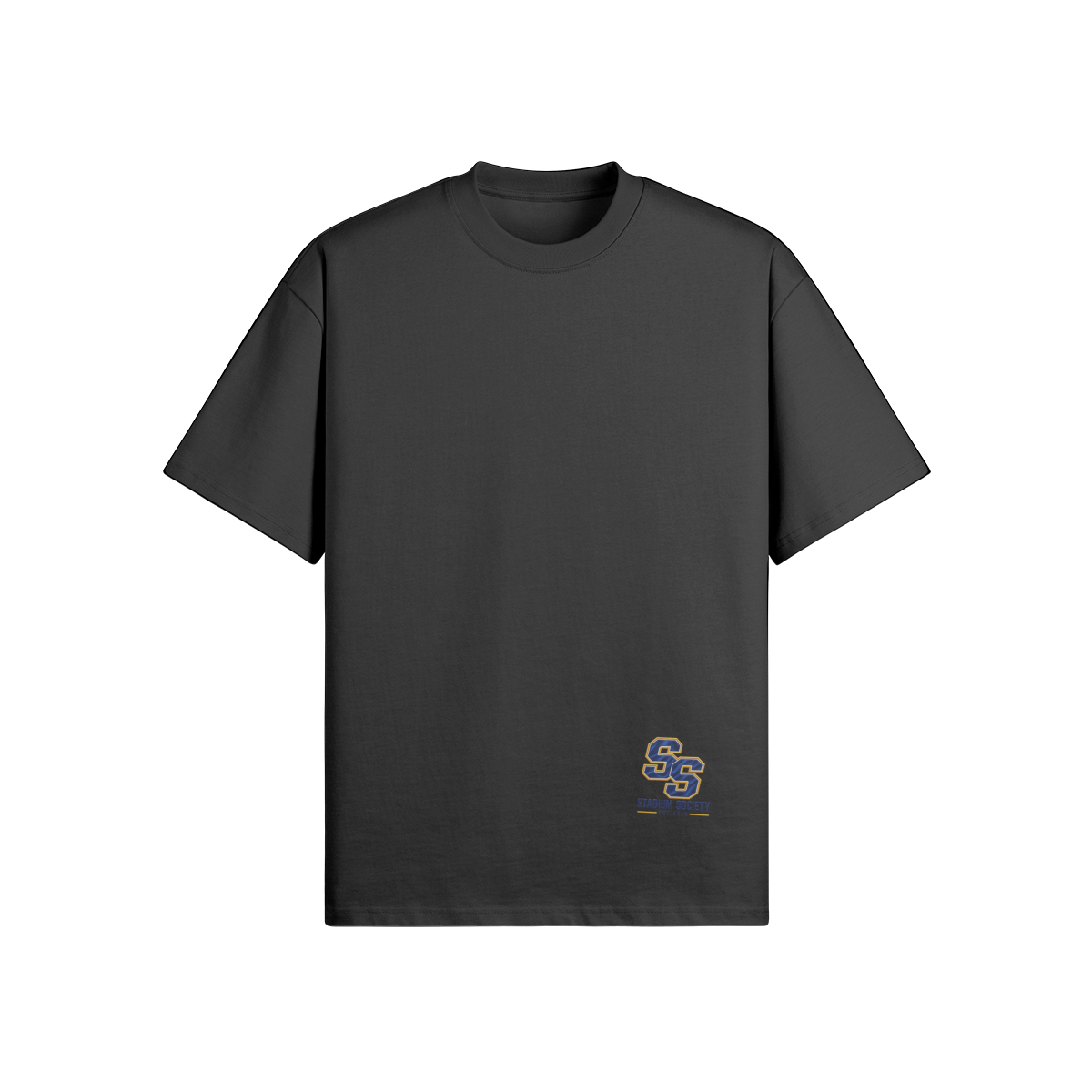Game Day Legacy Boxy Tee — Black front