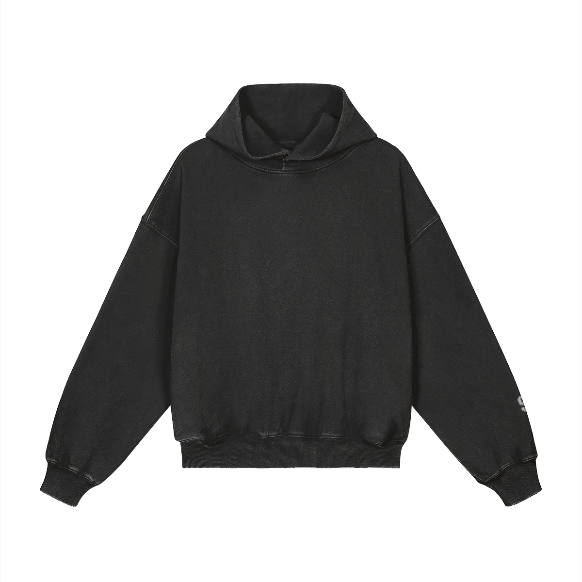 Built for This Heavyweight Snap Collar Hoodie — front