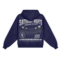 Saturday Nights Heavyweight Hoodie — navy back