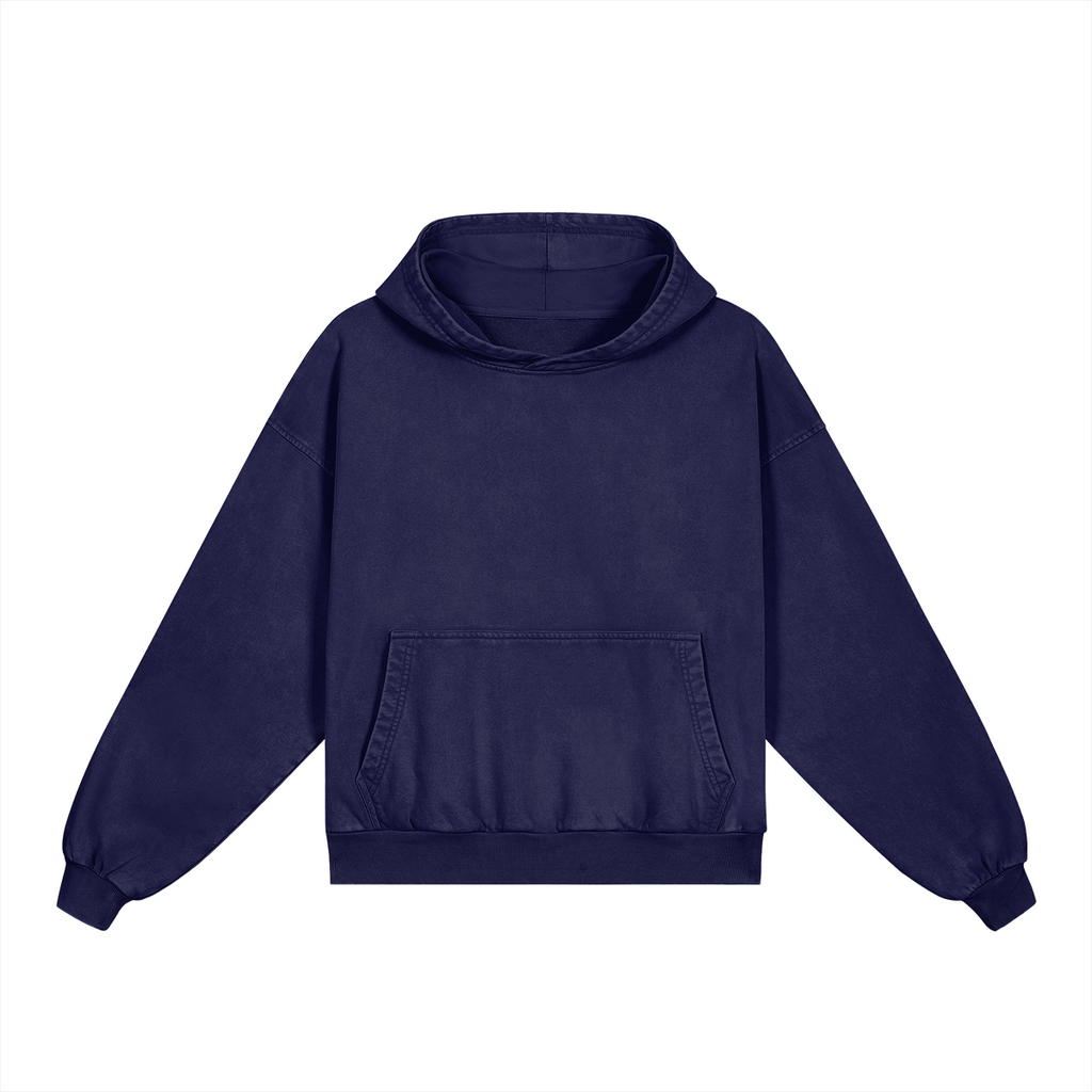 Saturday Nights Heavyweight Hoodie — navy front
