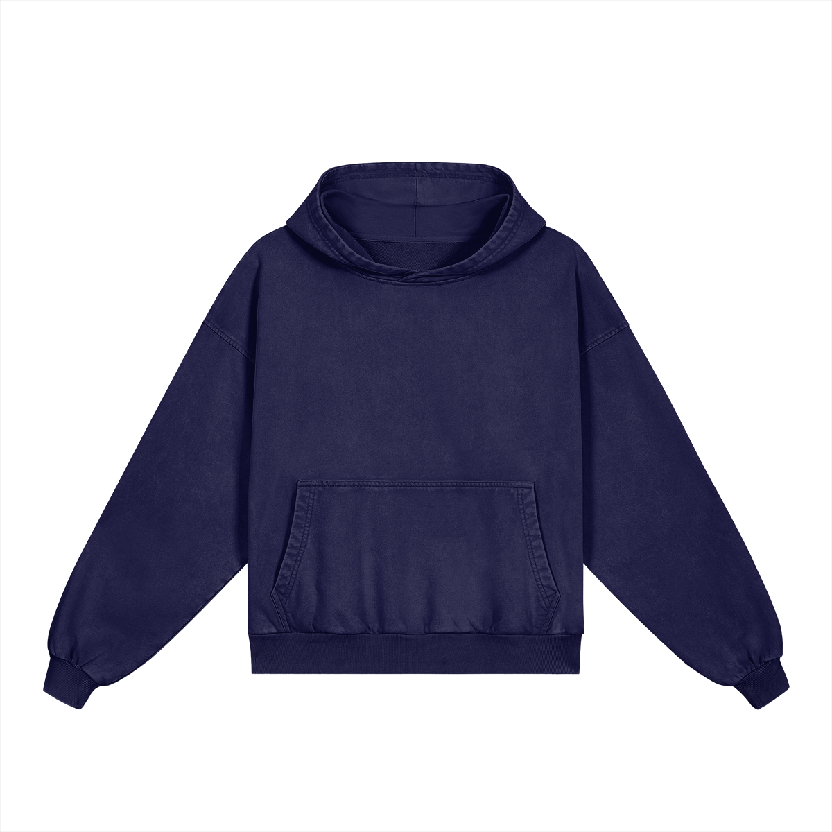 Saturday Nights Heavyweight Hoodie — navy front