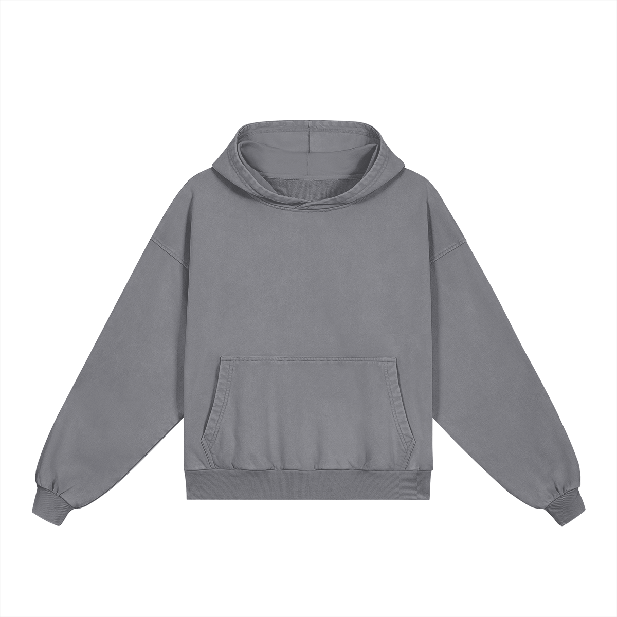Saturday Nights Heavyweight Hoodie — gray front