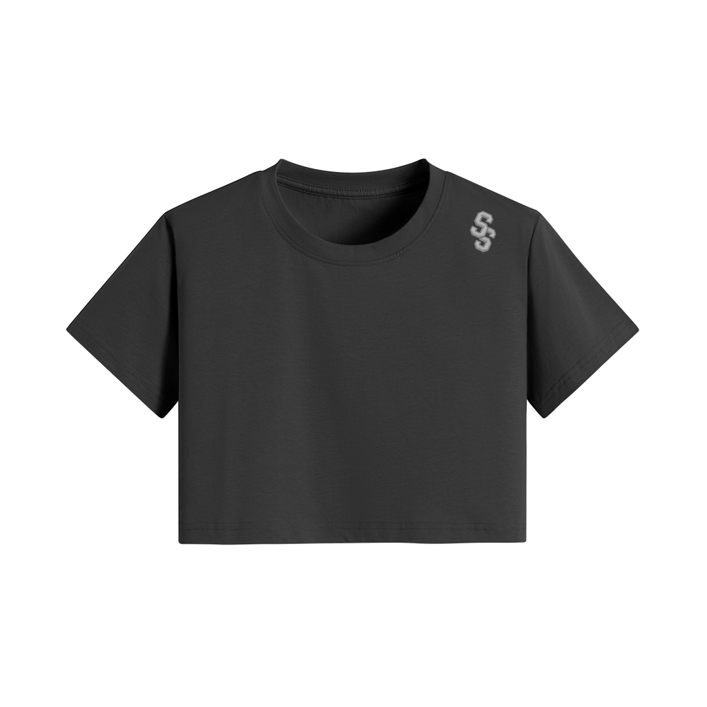 Built for This Women's Oversized Crop Tee — front view
