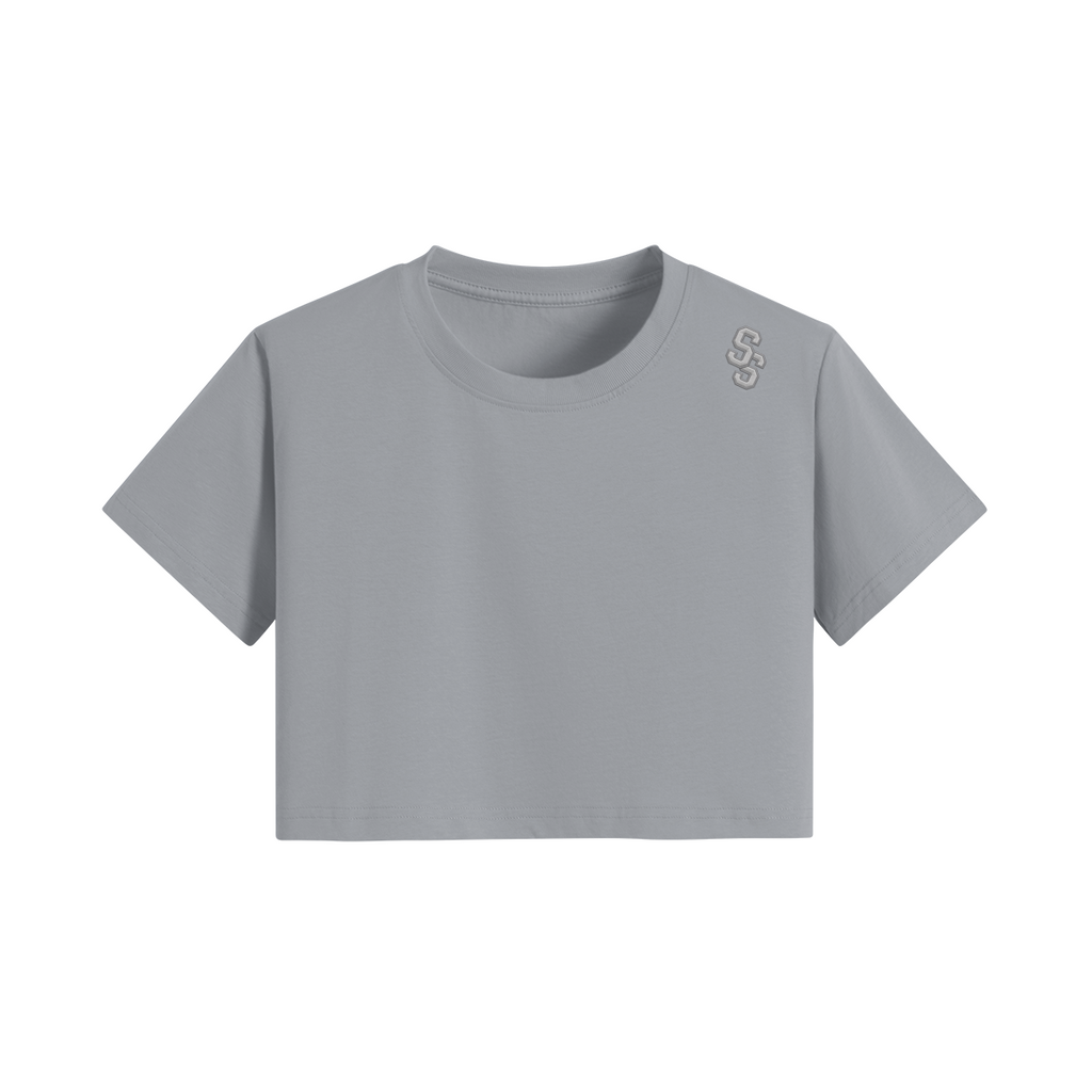 Built for This Women's Oversized Crop Tee — front view